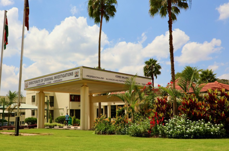 The Directorate of Criminal Investigations (DCI) headquarter offices. PHOTO/@DCI_Kenya/X