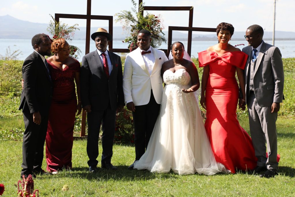 Wiper Party leader Kalonzo Musyoka, newly weds and other family members pose for a photo on Saturday December 7, 2024. PHOTO/
Kalonzo Musyoka
@skmusyoka/X