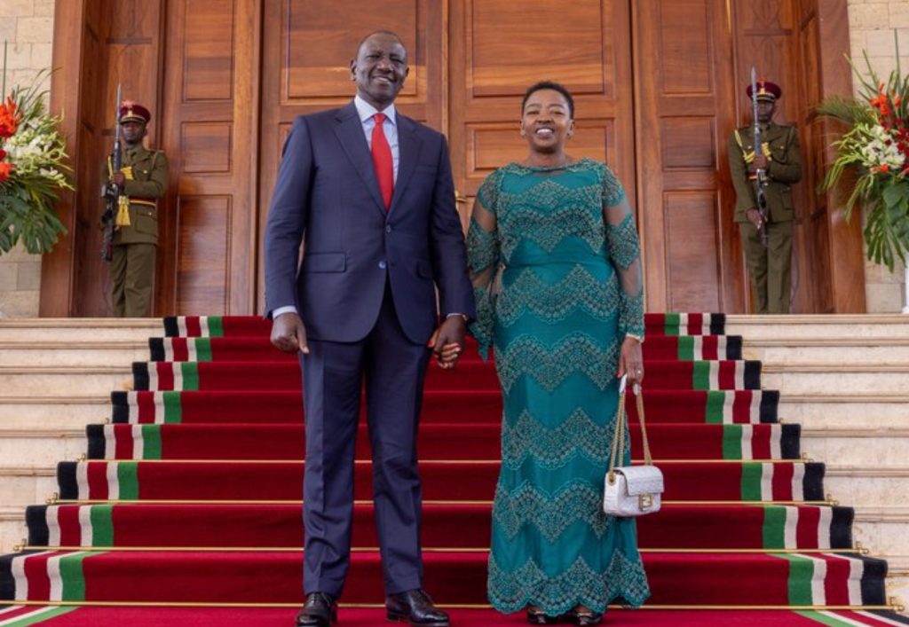 President William Ruto with First Lady Rachel Ruto. PHOTO/@MamaRachelRuto/X