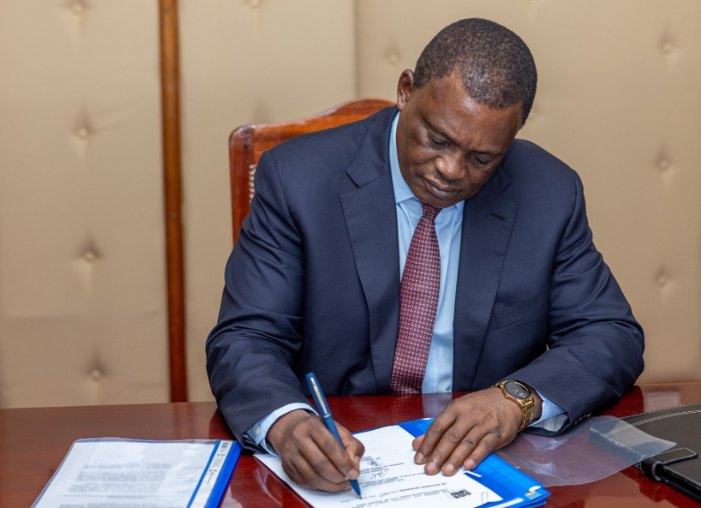 Cabinet Secretary for Public Service and Human Capital Development Justin Muturi. PHOTO/@HonJBMuturi/X