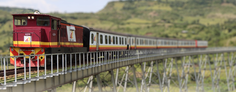 A Standard-gauge railway train in motion. PHOTO/@KenyaRailways_/X