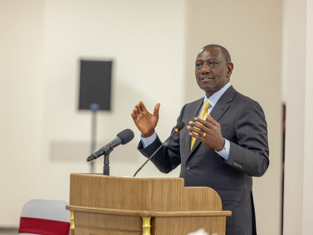 President William Ruto. PHOTO/@WilliamsRuto/X