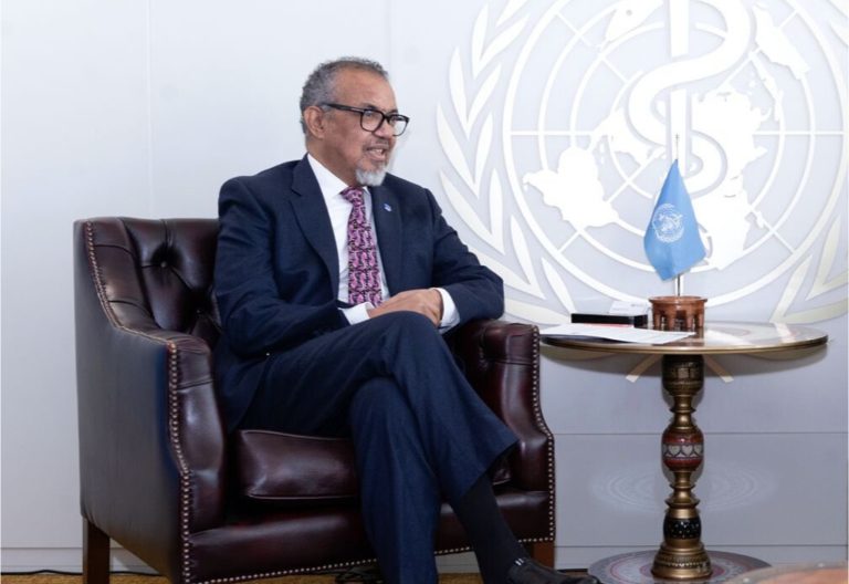 Director-General of the World Health Organization Tedros Adhanom Ghebreyesus. PHOTO/@DrTedros/X