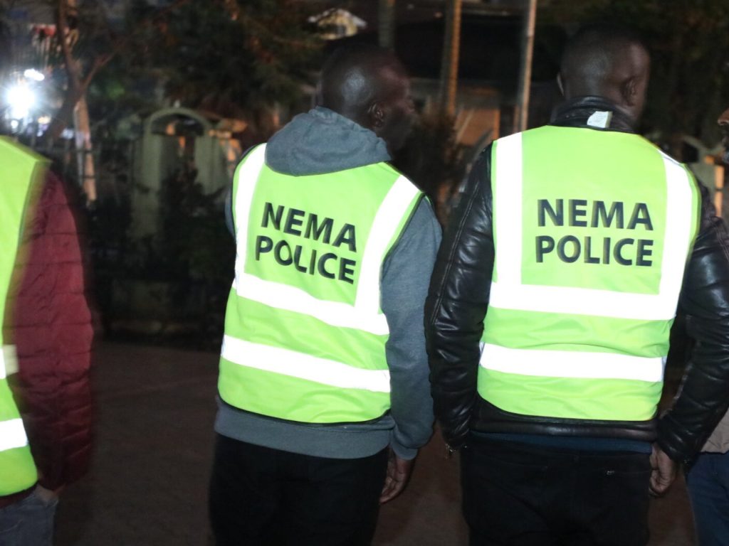 NEMA's environmental inspectors undertaking surveillance in Nairobi on Wednesday, October 23,2024. PHOTO/@NemaKenya/X