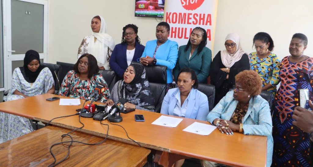 Kenya Women's Parliamentary Association (KEWOPA) during the nationwide campaign against femicide and GBV