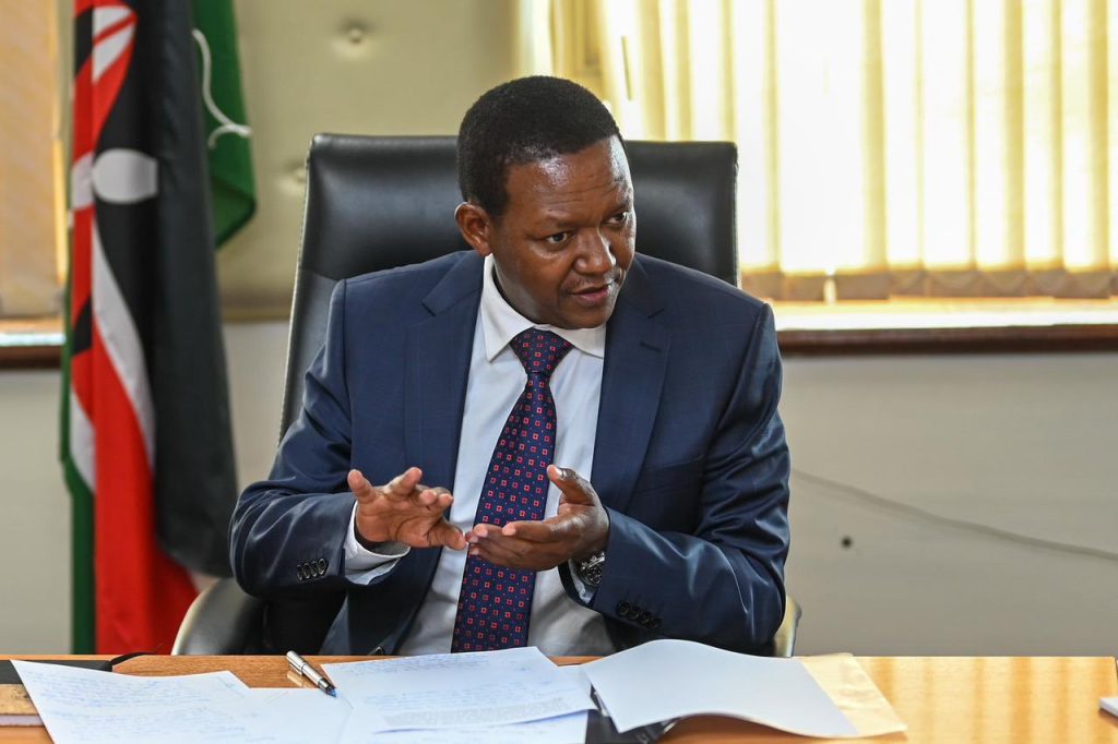 Labour Cabinet Secretary Alfred Mutua. PHOTO/@DrAlfredMutua/X