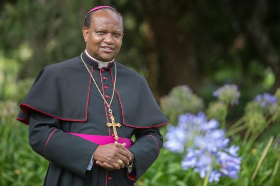 Nyeri Archdiocese's Bishop Anthony Muheria. PHOTO/https://www.facebook.com/bishop.muheria/