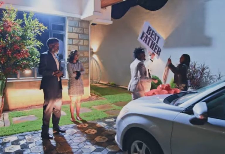 Bahati surprises Diana Marua’s father with new car