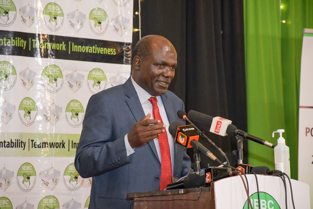 Former IEBC Chairman Wafula Chebukati. PHOTO/@IEBCKenya/X