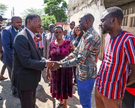 National Assembly Speaker Moses Wetangula leads a delegation of over 35 Members of Parliament in paying their respects to the late Malava MP, Moses Malulu Injendi on February 19, 2025. PHOTO/@HonWetangula/X