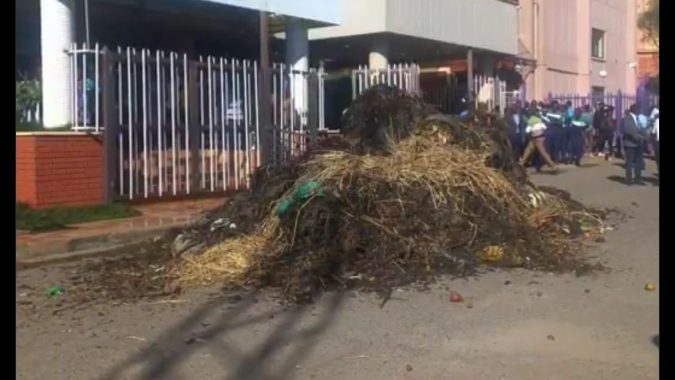 Showdown as garbage dumped outside Kenya Power offices at Stima Plaza