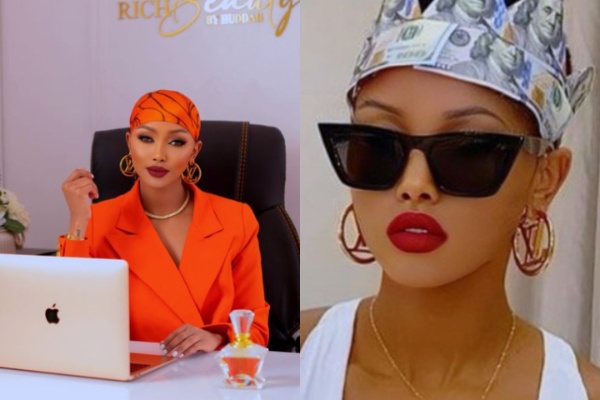 Kenyan beauty entrepreneur Huddah Monroe. PHOTO/@huddah_monroe_stargal/Instagram