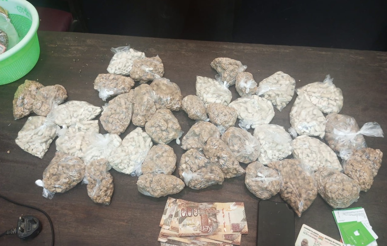 Suspect arrested as police recover heroin worth Ksh14M in street value