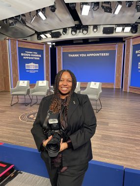 Polly Irungu, former Official Photo Editor for Vice President Kamala Harris and White House Photographer. PHOTO/@pollyirungu/X