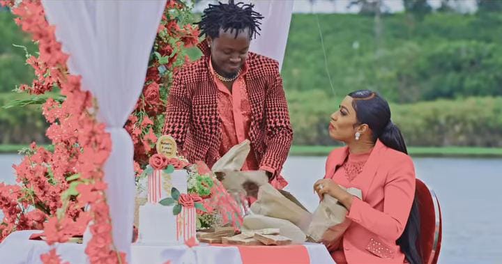 Bahati when he surprised Diana. PHOTO/Screengrab by K24 Digital of Instagram video by@Bahati